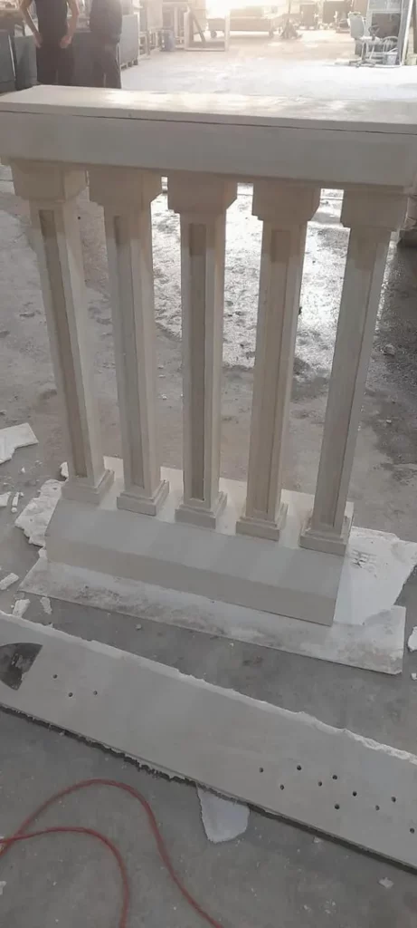 Балясины из стеклофибробетона на производстве